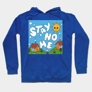 Stay Home Illustration Hoodie